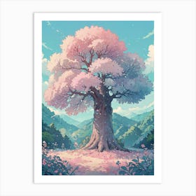 Cherry Blossom Tree 7 Art Print