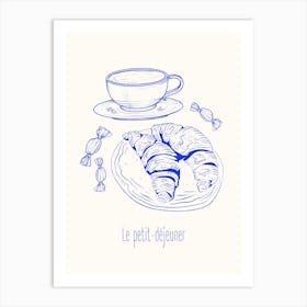 Le Petit Déjeuner Art Print