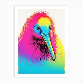 Andy Warhol Style Bird Kiwi 5 Art Print