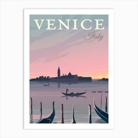 Venice Travel Poster Art Print