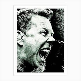 James Hetfield Metallichead band music 31 Art Print