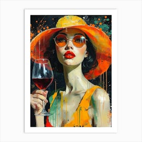 The Hedonism Of Wine Tasting Pt. 3 Art Print