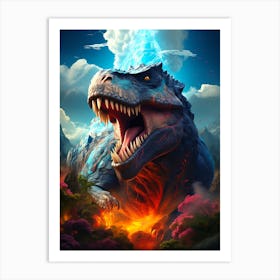 Tyrannosaurus T-Rex Art Print