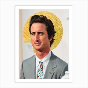 Luke Wilson Retro Collage Movies Art Print