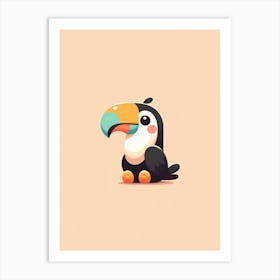 Cute Toucan Infant Child Nursery Play Art Art Print