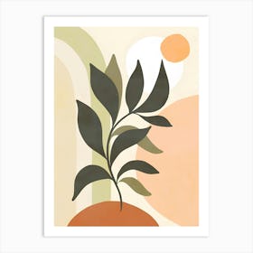 Plant In A Pot 3 Art Print