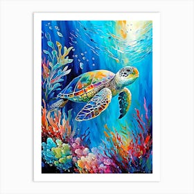 Sea Turtle Art Print