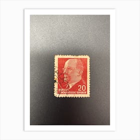 Postage Stamp 3 Art Print