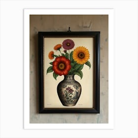 Flowers In A Vase 1 Art Print