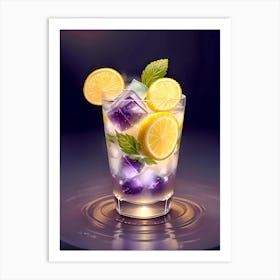 Iced Lemonade Art Print