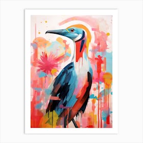 Bird Painting Collage Albatross 1 Art Print