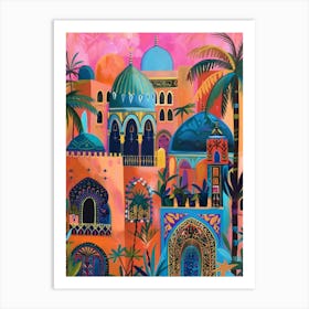 Moroccan Village 1 Art Print