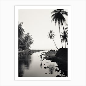 Samoa, Black And White Analogue Photograph 4 Art Print