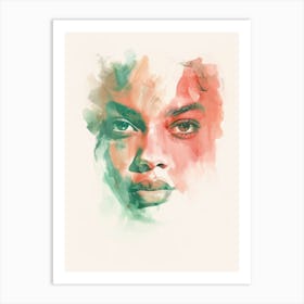 Portrait Of A Woman 424 Art Print