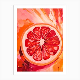 Fresh Blood Orange Art Print