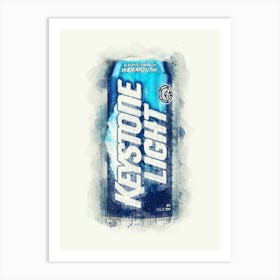 Keystone Ice Art Print