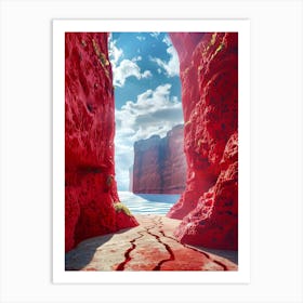 Red Cliffs Art Print