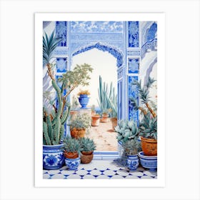 Cactus Garden 1 Art Print