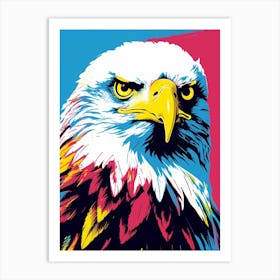 Andy Warhol Style Bird Eagle 1 Art Print