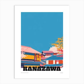 Kanazawa Japan 1 Colourful Travel Poster Art Print