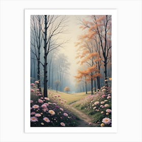 Path In The Woods 5 Art Print