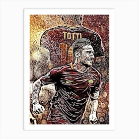 The Prince Of Totti Art Print