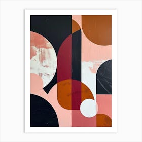 Abstract Geometric Minimalism 98 Art Print