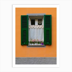 Tangerine Windowsill Art Print