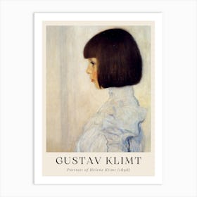 Gustav Klimt Portrait Of Helen Clim 1 Art Print