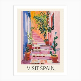 Visit Spain 1 Travel Poster Art Print