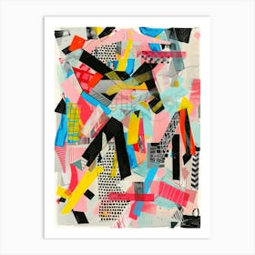 Abstract Collage 4 Art Print