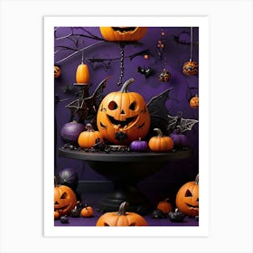 Halloween Decorations 3 Art Print