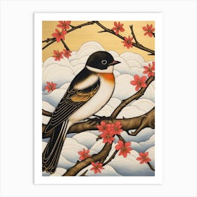 Bird Illustration Swallow 4 Art Print