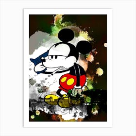 Mickey Addiction Art Print