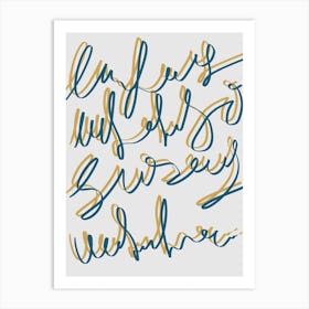 Calligraphy Art Print