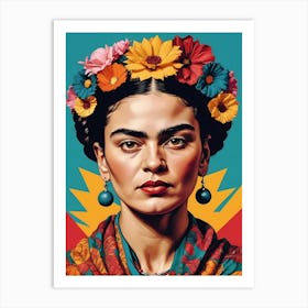 Frida Kahlo Portrait (32) Art Print