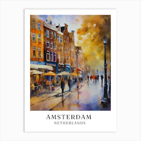 Amsterdam Poster, Netherlands Poster, Canal Poster, City Poster, Travel Poster, Wall Art, Home Decor, Dutch Poster, European Poster.
.100 Art Print