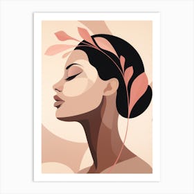 Portrait Of A Woman 1 Art Print