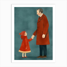 Little Red Coat Art Print