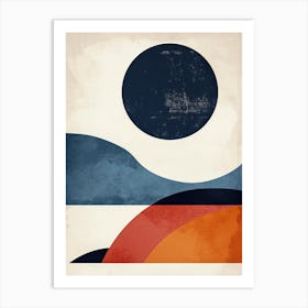 Abstract, Scandinavian Minimalism Art Print