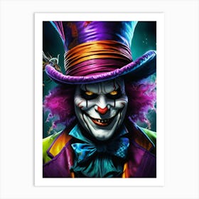 Colorful Madhatter #7 Art Print