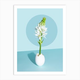 Flower And Egg Geometric Art Print