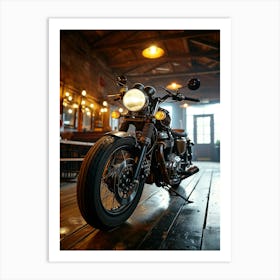 Yamaha Motorcycle Art Print