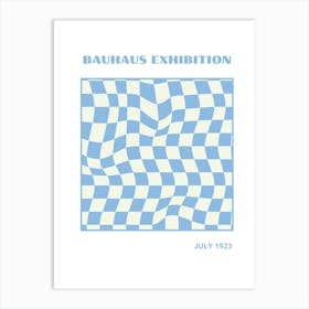 Bauhaus Blue Exhibition 30 Art Print