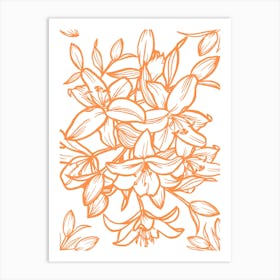 Fragile Beauty: Lily of the Valley in Bloom (Highlights the delicate nature of the flower) Art Print