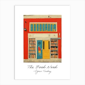 Izmir Turkey The Book Nook Pastel Colours 2 Poster Art Print