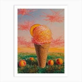 Ice Cream Cone 36 Art Print