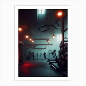 Dark Gym 3 Art Print