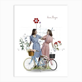 Bicyclette Art Print