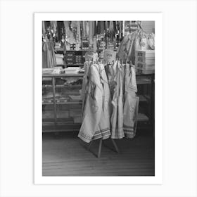 Aprons On Display In General Store, Ray, North Dakota By Russell Lee Art Print